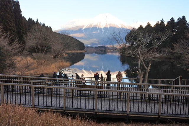 田貫湖の富士山